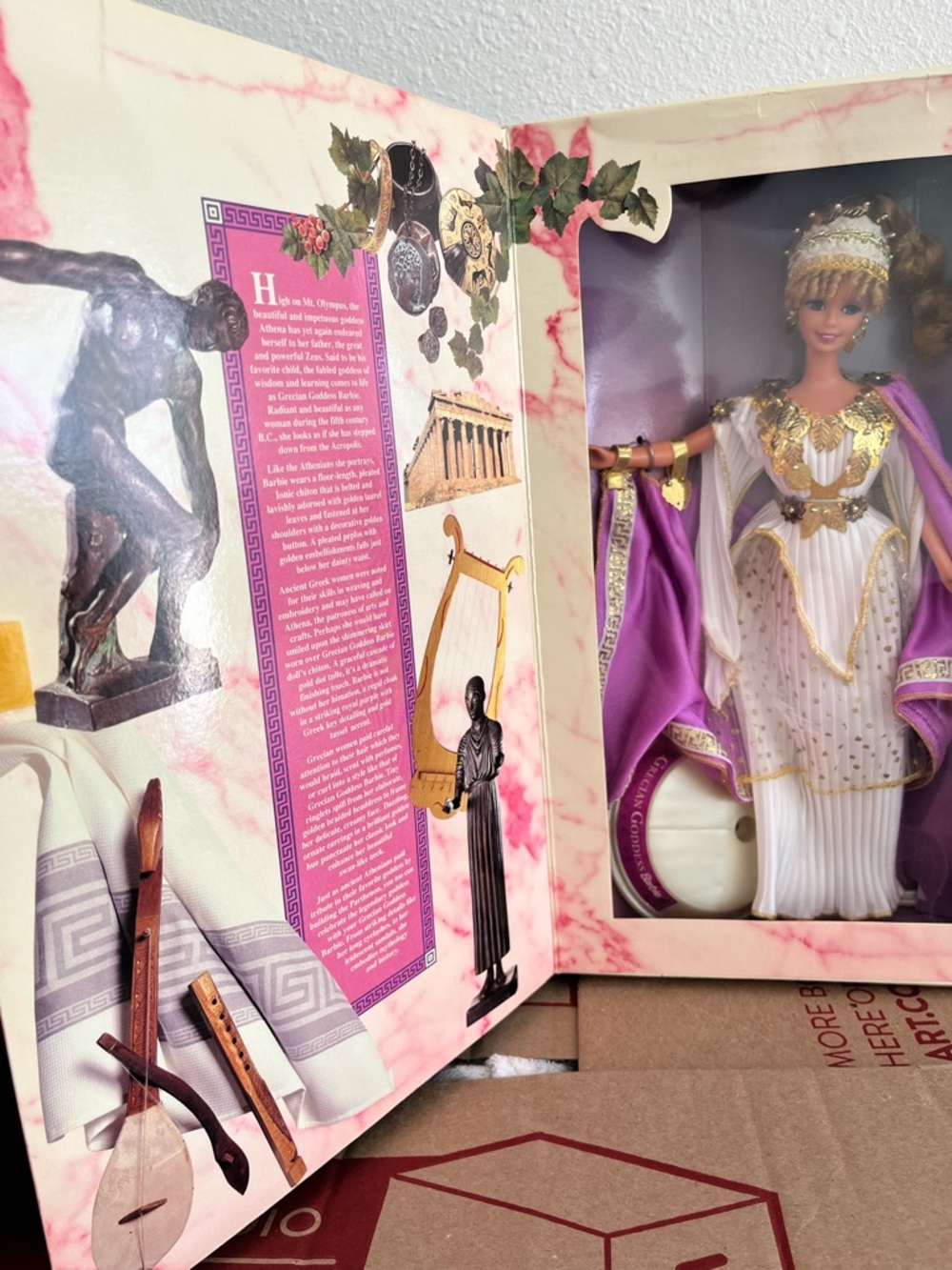Barbie Pink Grecian Goddess 1995